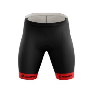 Men's Cycling Bike Shorts GEL Padded Bicycle Riding Pants Tights, Anti-Slip Design - Black Colour