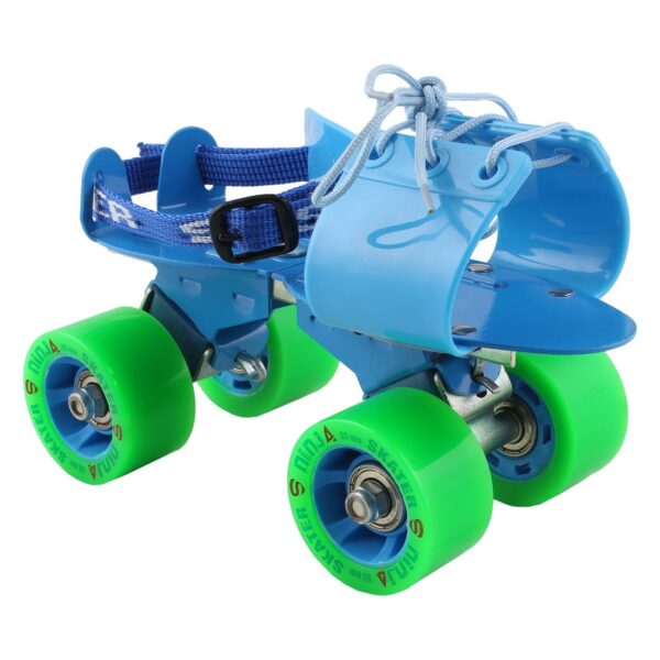 Skater Ninja Adjustable Skate Package - Blue Green Color