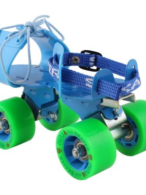 Skater Ninja Adjustable Skate Package - Blue Green Color