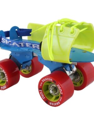 Skater Ninja Adjustable Skate Package - Green Red Color