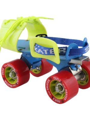 Skater Ninja Adjustable Skate Package - Green Red Color