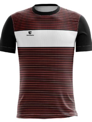 Create Custom Volleyball Jersey Set | Add Team Name Number Logo - Maroon Black Color