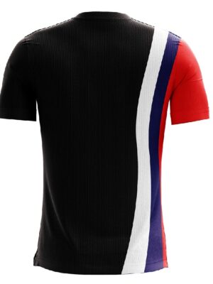Mens Volleyball Jersey | Design Your Own Sports Team Uniform - Black Red Color