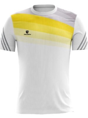 Volleyball T-Shirt for Men's Sports Tees | Team Training Jersey - White Color