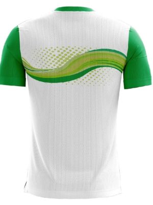 Custom Sublimated Volleyball Jersey for Men Boy | Sports Team Tshirt - Green White Color