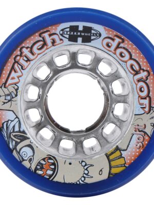 Warrior Hyper Witch Doctor Blue Quad Skate Wheels