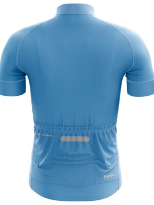 Polyester Drifit Mens Cycling Jersey SKY Blue