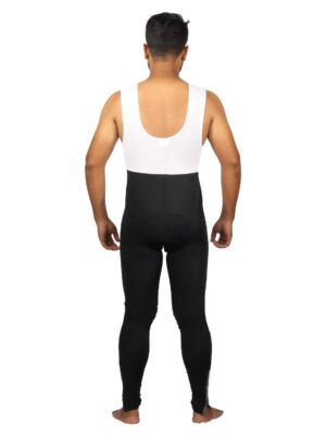 Men Cycling Bib Pants Padded Road Cycling Tights Black