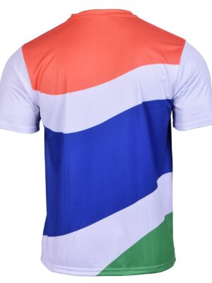 Triumph Round Neck Short Sleeve Happy Independence Day Jersey Republic Day T-Shirt for Mens
