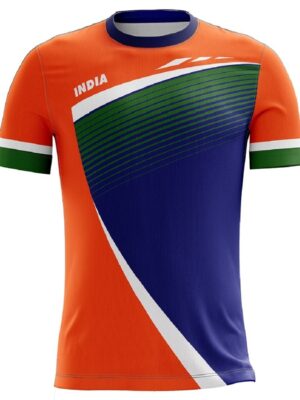 Triumph Round Neck Happy Independence Day India Printed T-Shirt for Mens Half Sleeve Republic Day Tshirt Jersey