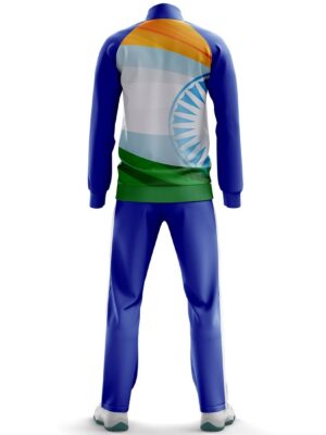 Tricolor India Sports Tracksuit for Men | Indian Flag Print Customised Track Suit