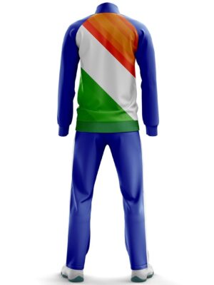 India Tricolor Men's Tracksuits | Indian Flag Print Sports Track Suit