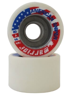 Warrior American Sniper White Quad Skate Wheel with Aluminium Hub