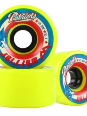 Warrior Patriot Yellow Quad Skate Wheels