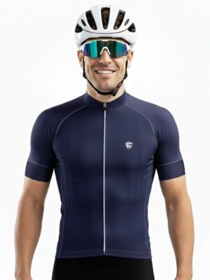 Men's Pro Riding Cycling Jerseys Dark Blue | Custom Bicycle Clothing