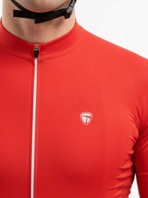 Men's Dri-Fit Cycling Jerseys Red Color | Custom Cycling Wear