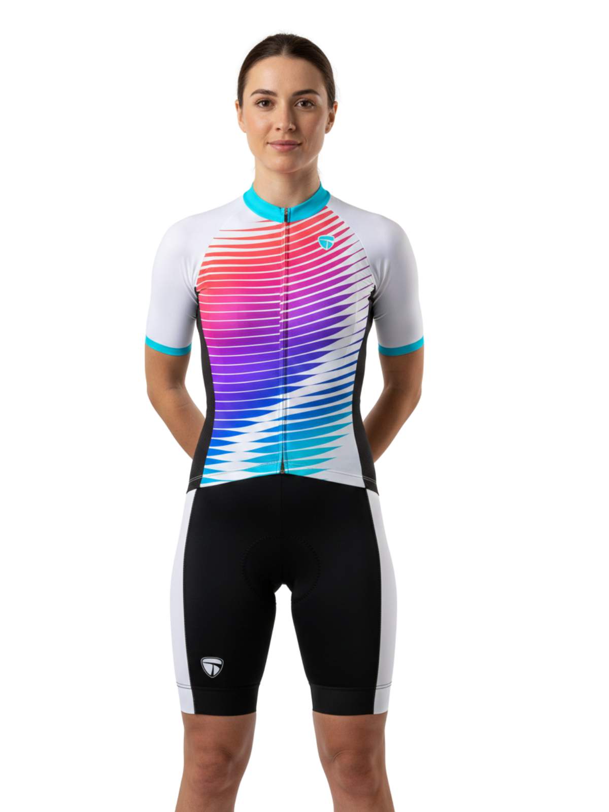 Women’s Cycling Jersey Peloton, Quick Dry Bike Bicycle Top with Rear Pockets - Image 5
