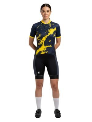Girls Cycling Jersey Top Gel Tech Padded Shorts for Women Cyclist