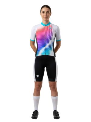 Cycling Jersey Peloton with Rear Pockets for Women, Bike Bicycle Padded Shorts Bottom Tights