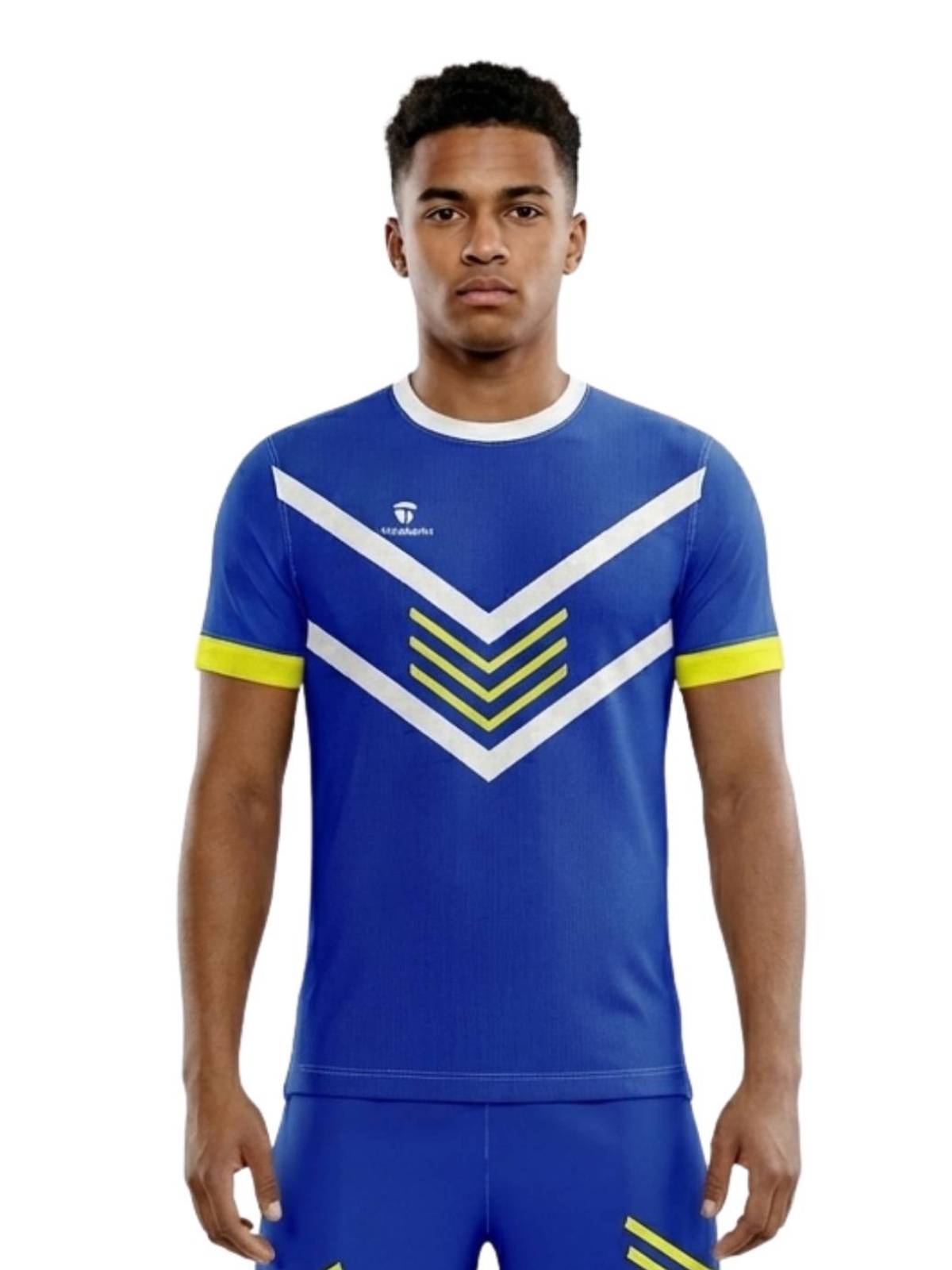 Men's Round Neck Football T-shirts Multicolored Custom Sports Kids Jersey