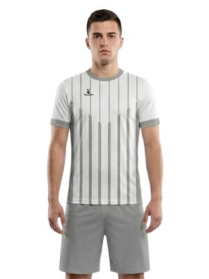 Mens Round Neck Football Training Jerseys and Shorts / Custom Tshirts