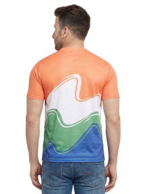 Triumph Indian Flag Tricolour T-shirt Online Independence day Men T Shirt Tees Design Republic day t-shirt for Mens