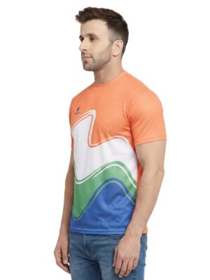 Triumph Indian Flag Tricolour T-shirt Online Independence day Men T Shirt Tees Design Republic day t-shirt for Mens