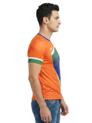 Triumph Round Neck Happy Independence Day India Printed T-Shirt for Mens Half Sleeve Republic Day Tshirt Jersey