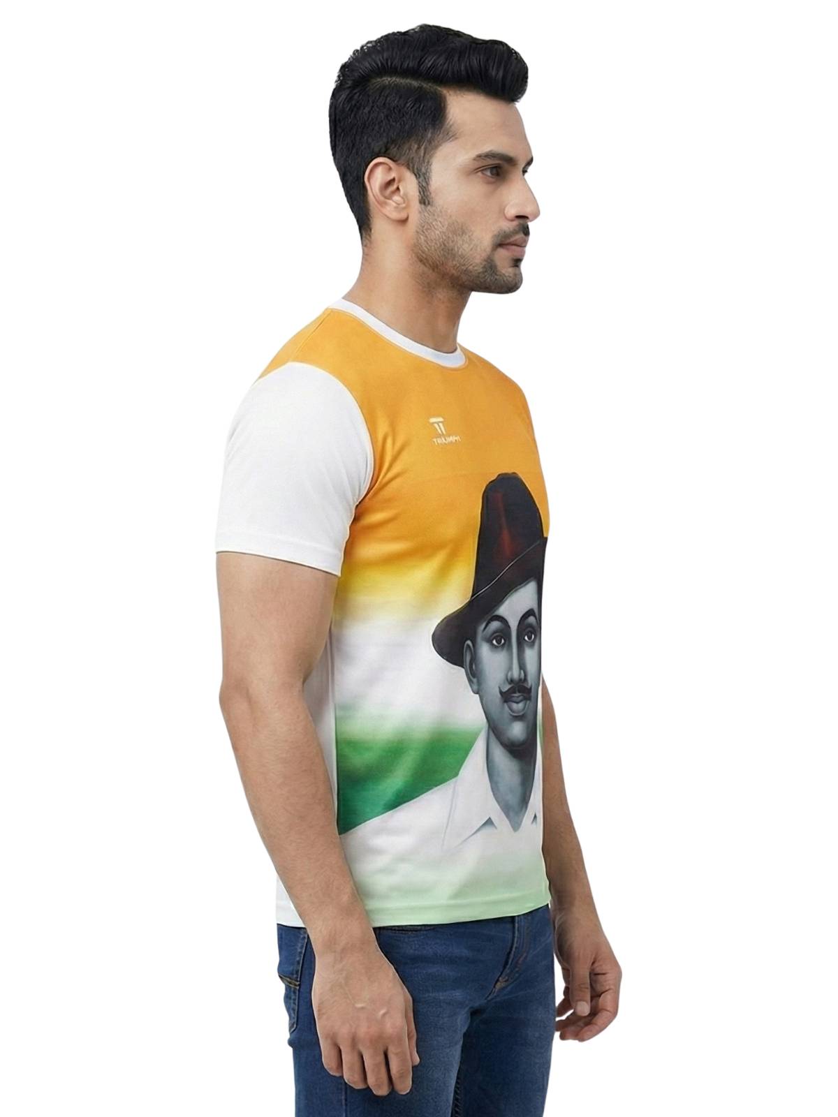 Bhagat Singh Photo Printed Men's T Shirt