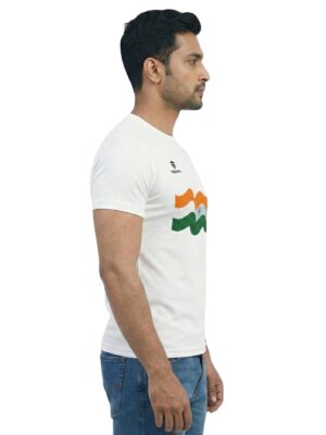Republic Day Independence Day 15 August 26 January India Flag Printed t Shirt