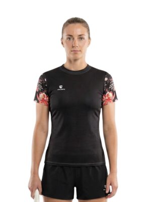 Tennis Workout Round Neck T-Shirts for Women / Girls