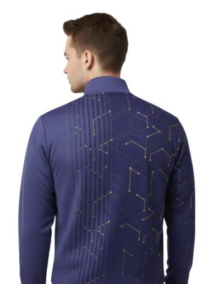 Men Athletic Tracksuit | Running Gym Workout Sports Training Jogging Track Jacket & Pant Set